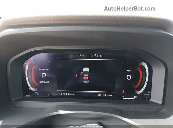 JN8BT3DC6PW101593 2023 NISSAN ROGUE Gray უკანა სავარძლების ხედი