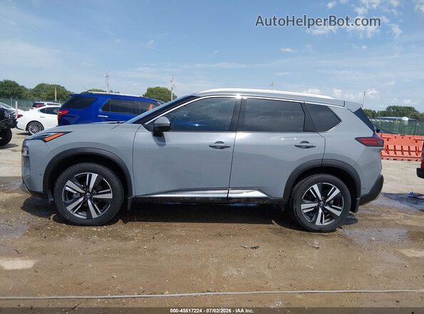 JN8BT3DC6PW101593 2023 NISSAN ROGUE Gray სალონის 360-გრადუსიანი ხედი