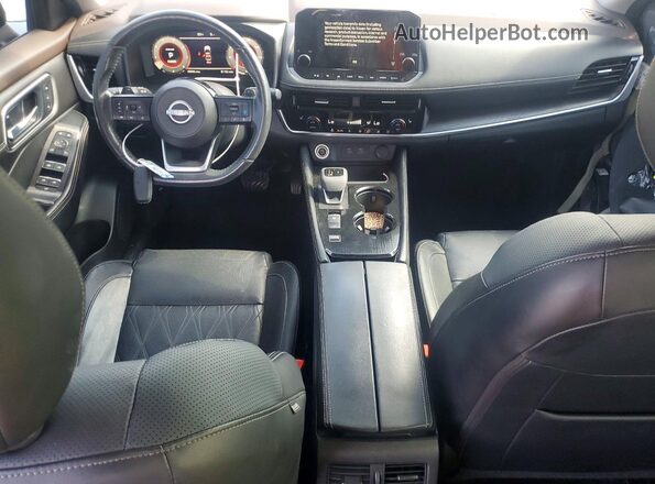 JN8BT3DC6PW104462 2023 NISSAN ROGUE Gray Dashboard view