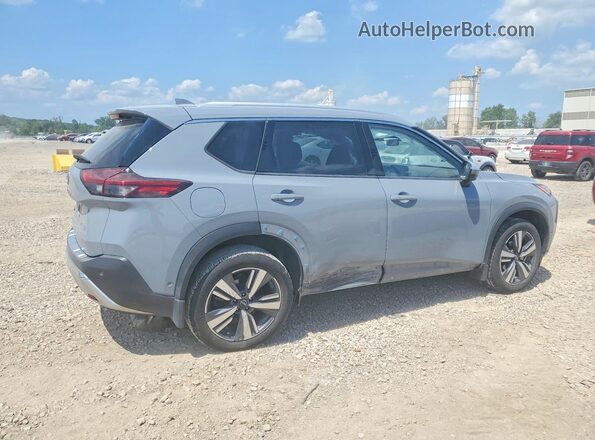 JN8BT3DC7NW117296 2022 NISSAN ROGUE Серый Задняя правая четверть