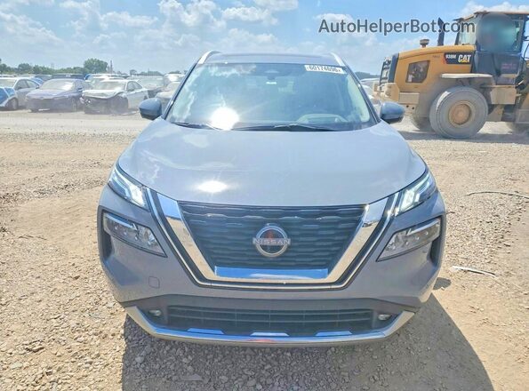 JN8BT3DC7NW117296 2022 NISSAN ROGUE Серый Вид спереди