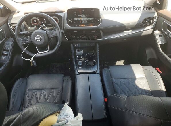JN8BT3DC7NW117296 2022 NISSAN ROGUE Серый Вид панели приборов