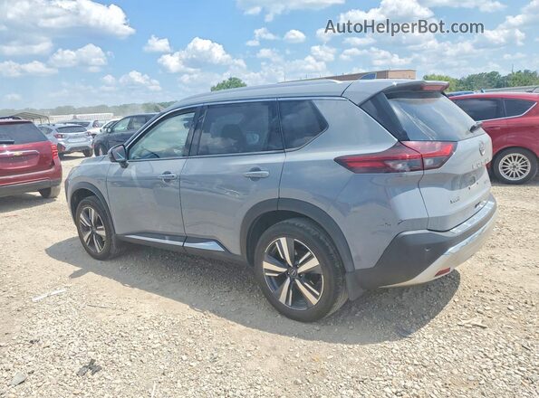 JN8BT3DC7NW117296 2022 NISSAN ROGUE Серый Задняя левая четверть