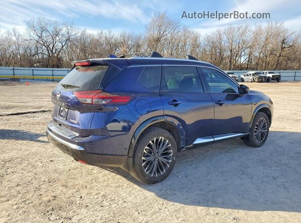 JN8BT3DC7SW101286 2025 NISSAN ROGUE Blue Trasero derecho