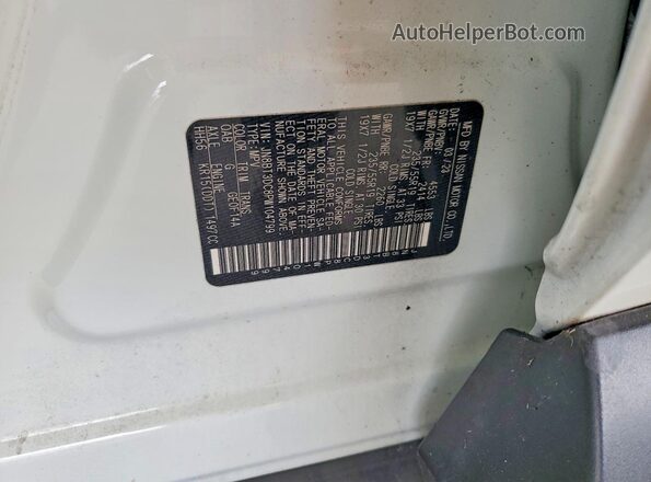 JN8BT3DC8PW104799 2023 NISSAN ROGUE White Вид наклейки з VIN-кодом