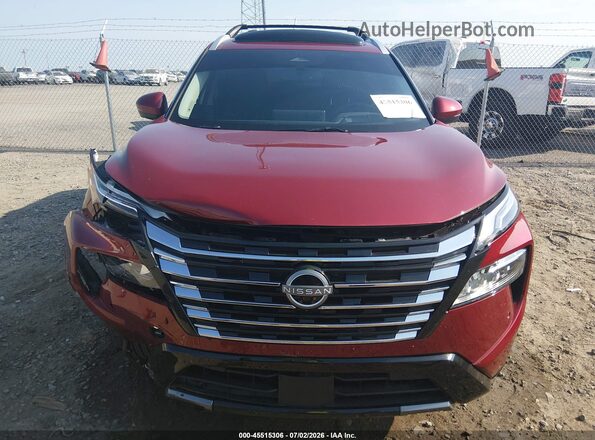 JN8BT3DC9SW381583 2025 NISSAN ROGUE Red Вид задньої частини салону
