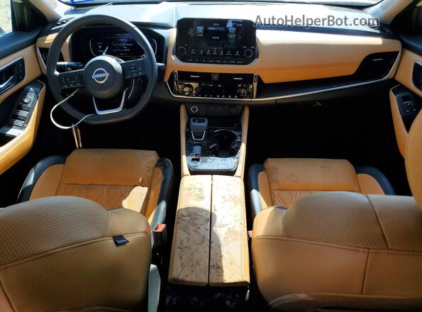 JN8BT3DCXPW107364 2023 NISSAN ROGUE White Առջևի վահանակի տեսք