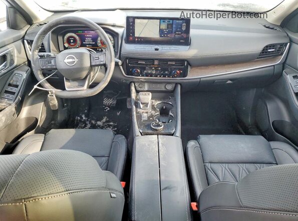 JN8BT3DD2SW303512 2025 NISSAN ROGUE White Առջևի վահանակի տեսք