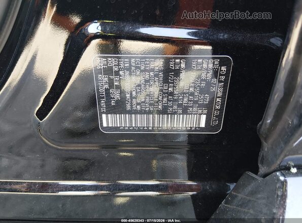JN8BT3DD3SW472986 2025 NISSAN ROGUE Black Vista del compartimento del motor
