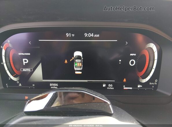 JN8BT3DD3SW472986 2025 NISSAN ROGUE Black Vista de los asientos traseros