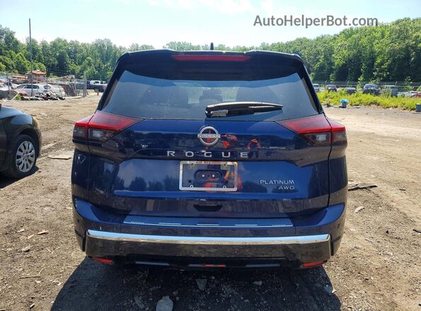JN8BT3DD4SW300837 2025 NISSAN ROGUE Blue უკანა ხედი