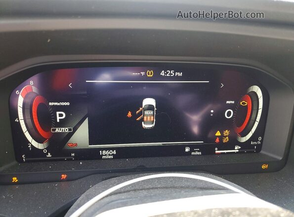 JN8BT3DD4SW300837 2025 NISSAN ROGUE Blue ხელსაწყოთა პანელის ხედი