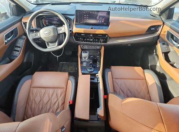 JN8BT3DD5SW303262 2025 NISSAN ROGUE White Вид панелі приладів
