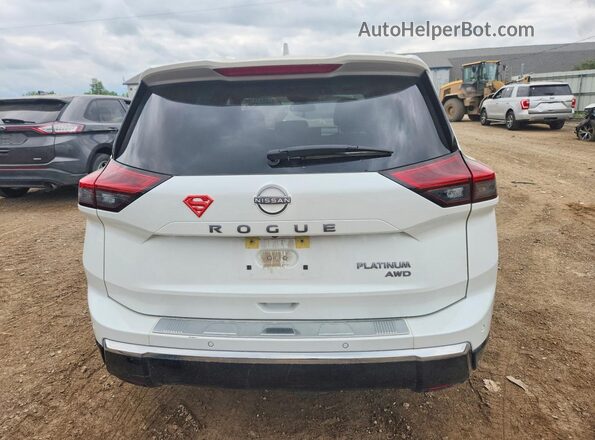 JN8BT3DD7SW302551 2025 NISSAN ROGUE White Հետևի տեսք