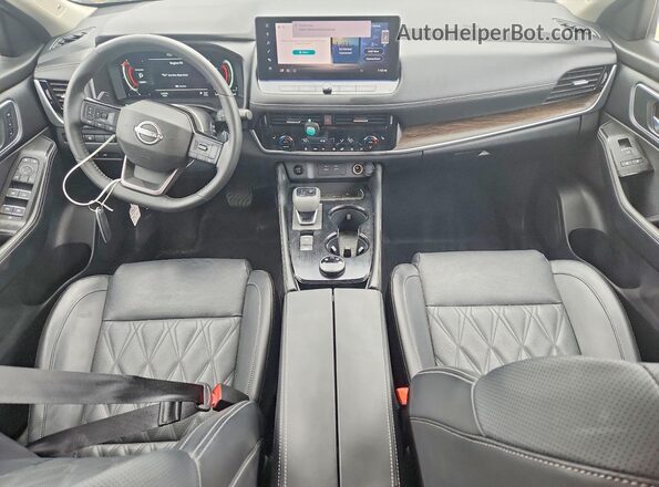 JN8BT3DD7SW302551 2025 NISSAN ROGUE White Առջևի վահանակի տեսք