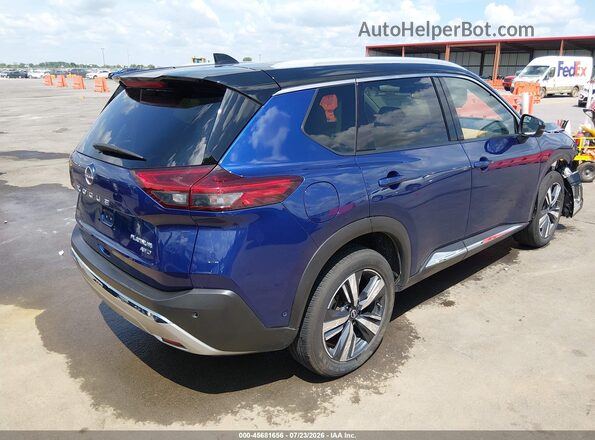 JN8BT3DDXPW308979 2023 NISSAN ROGUE Blue Tył prawy