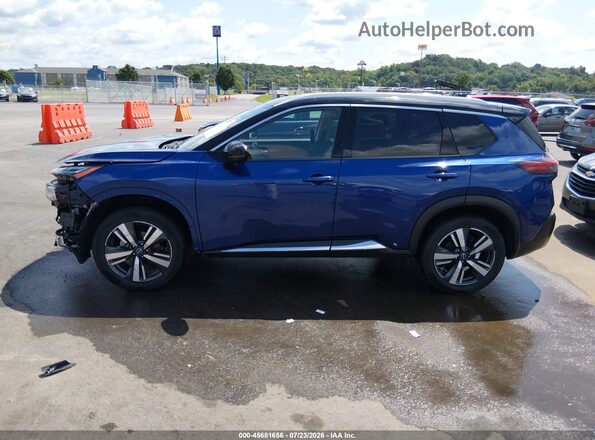 JN8BT3DDXPW308979 2023 NISSAN ROGUE Blue Widok wnętrza 360 stopni
