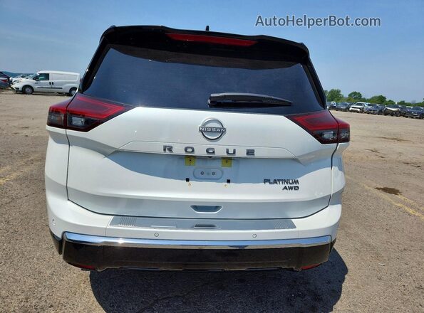 JN8BT3DDXSW302284 2025 NISSAN ROGUE White Widok z tyłu