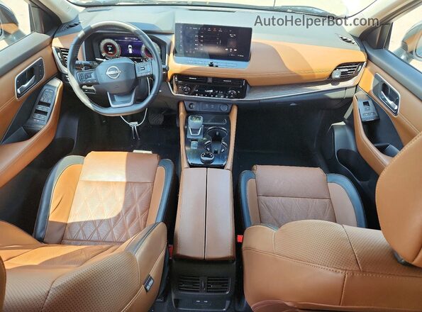 JN8BT3DDXSW302284 2025 NISSAN ROGUE White Widok deski rozdzielczej