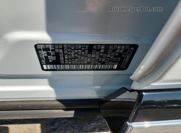 JN8BT3DDXSW302284 2025 NISSAN ROGUE White Widok naklejki z numerem VIN