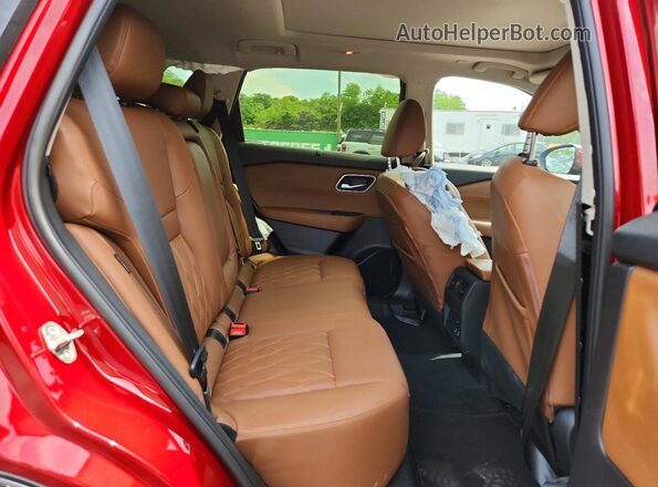 JN8BT3DDXSW472340 2025 NISSAN ROGUE Red Вид задньої частини салону