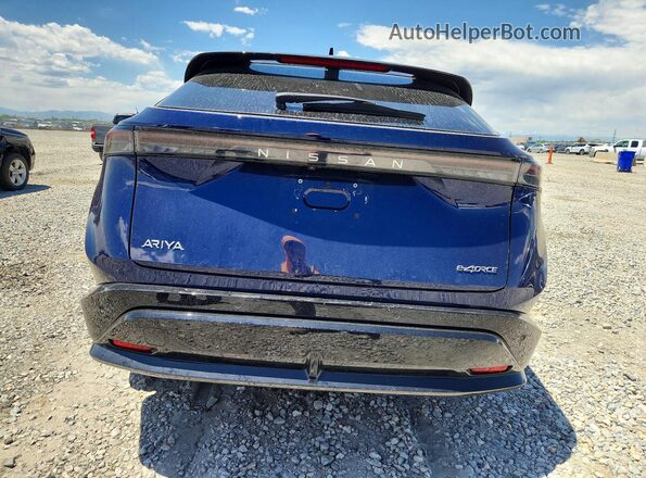 JN8CF0BF2SM762808 2025 NISSAN ARIYA Blue Вид ззаду