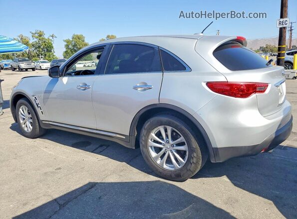 JN8CS1MU1HM141372 2017 INFINITI QX70 Silver Задня ліва чверть