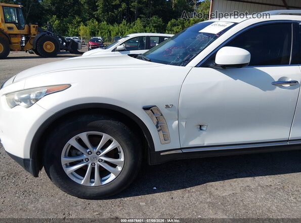 JN8CS1MU2GM670019 2016 INFINITI QX70 White წინა ხედი