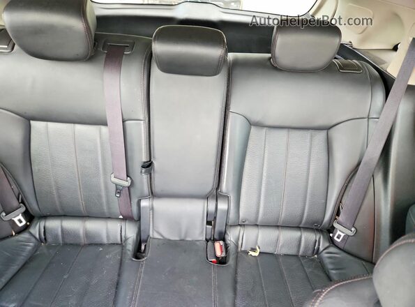 JN8CS1MU3HM142166 2017 INFINITI QX70 Gray Rear seats view