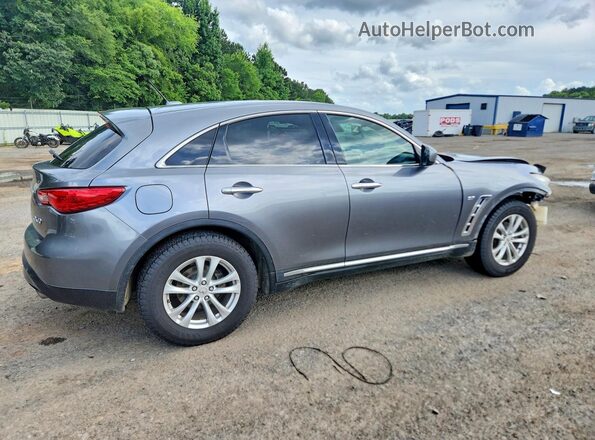 JN8CS1MU3HM142166 2017 INFINITI QX70 Gray Rear right