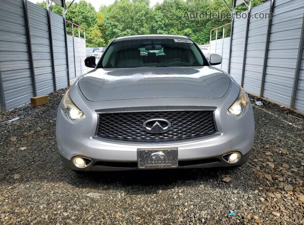 JN8CS1MU7HM142123 2017 INFINITI QX70 Silver Front view