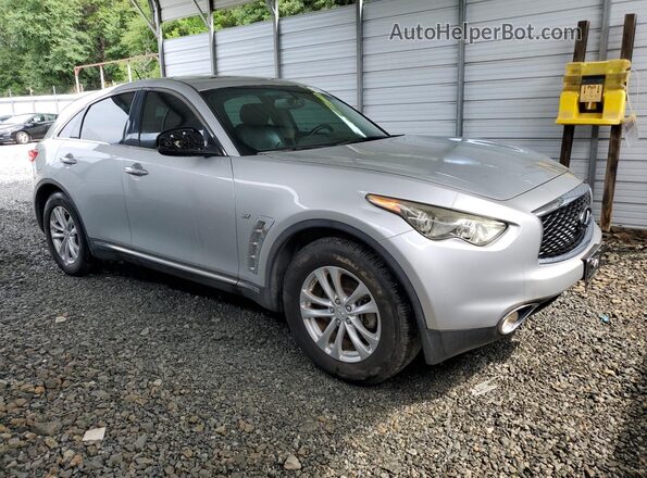 JN8CS1MU7HM142123 2017 INFINITI QX70 Silver 