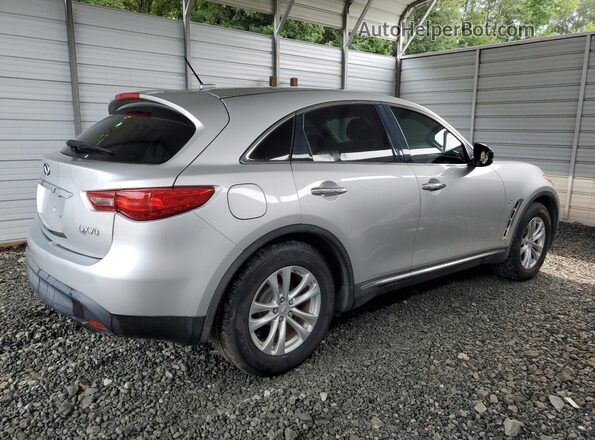 JN8CS1MU7HM142123 2017 INFINITI QX70 Silver 