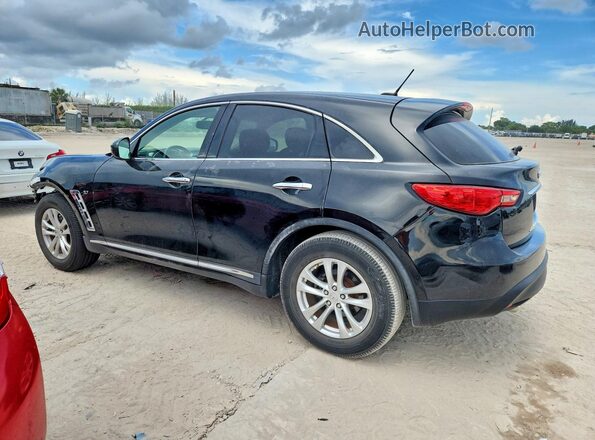 JN8CS1MU7HM142283 2017 INFINITI QX70 Black Rear left