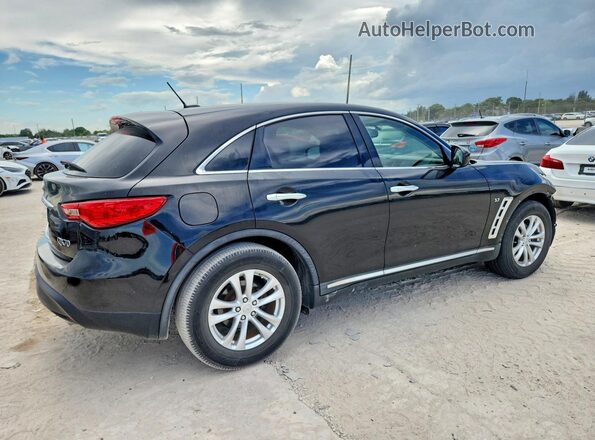 JN8CS1MU7HM142283 2017 INFINITI QX70 Black Rear right
