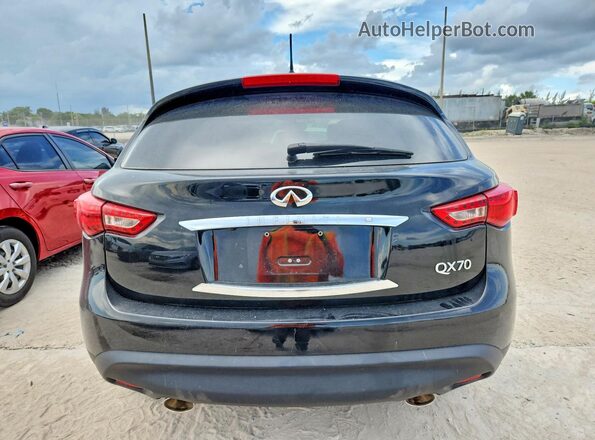 JN8CS1MU7HM142283 2017 INFINITI QX70 Black Rear view