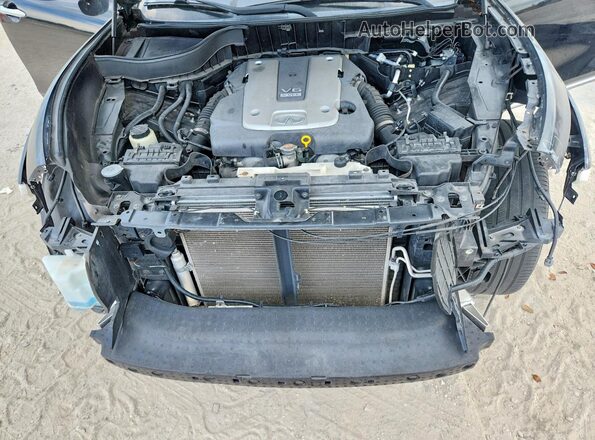 JN8CS1MU7HM142283 2017 INFINITI QX70 Black Engine compartment view