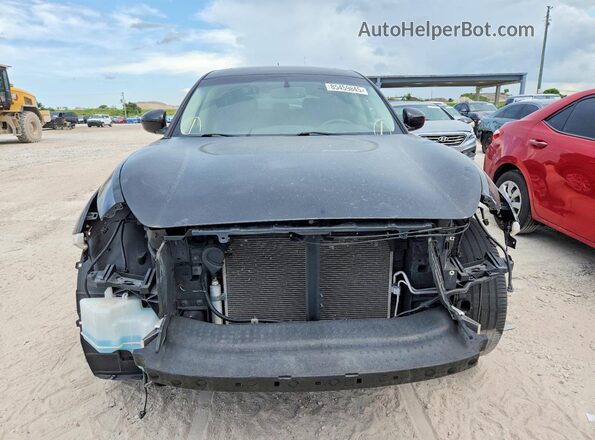 JN8CS1MU7HM142283 2017 INFINITI QX70 Black Front view