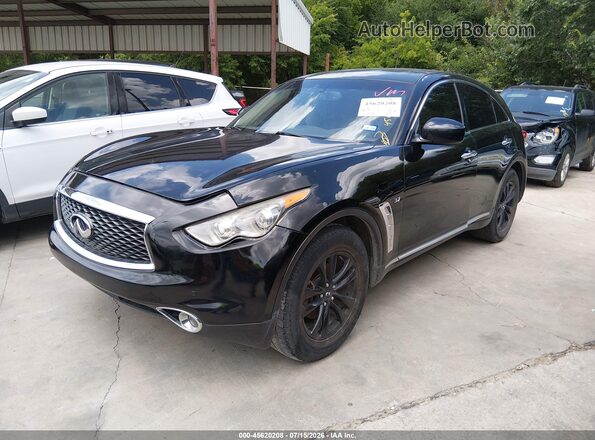 JN8CS1MU9HM143550 2017 INFINITI QX70 Black Front left