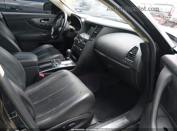 JN8CS1MU9HM143550 2017 INFINITI QX70 Black Front interior view