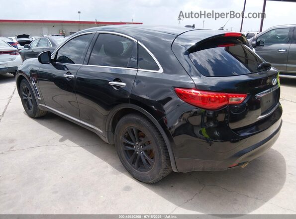 JN8CS1MU9HM143550 2017 INFINITI QX70 Black Rear left