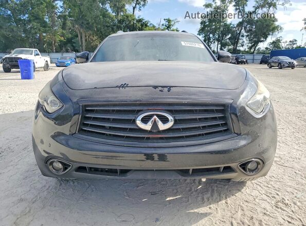 JN8CS1MUXGM671340 2016 INFINITI QX70 Black წინა ხედი