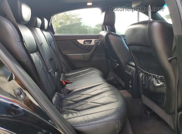 JN8CS1MUXGM671340 2016 INFINITI QX70 Black უკანა სავარძლების ხედი