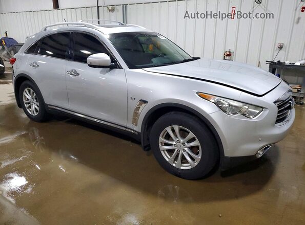 JN8CS1MW2GM752270 2016 INFINITI QX70 Silver Передня права чверть
