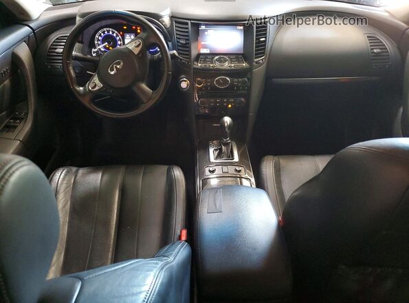 JN8CS1MW2GM752270 2016 INFINITI QX70 Silver Вид панелі приладів