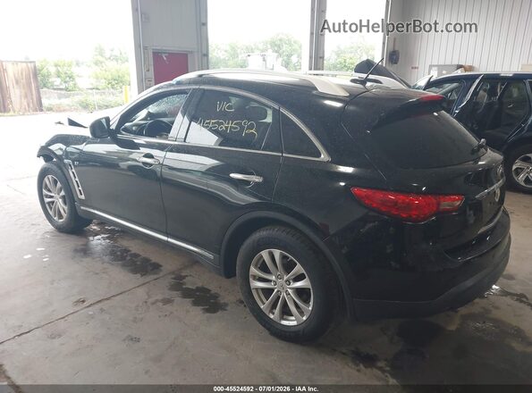 JN8CS1MW2HM411887 2017 INFINITI QX70 Черный Задняя левая четверть
