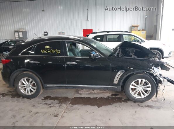 JN8CS1MW2HM411887 2017 INFINITI QX70 Черный Вид щитка приборов