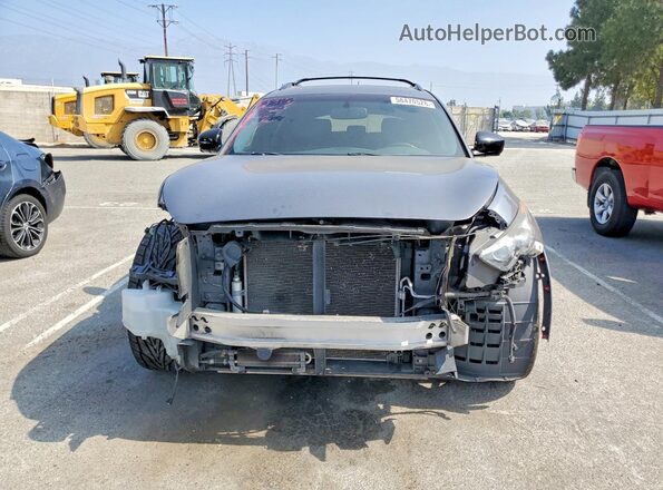 JN8CS1MW4HM410594 2017 INFINITI QX70 Gray Vista frontal