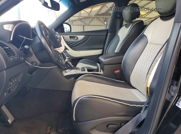 JN8CS1MW4HM411129 2017 INFINITI QX70 Black Սալոնի դիմացի տեսք