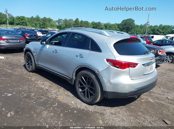 JN8CS1MW7HM412338 2017 INFINITI QX70 Silver Rear left